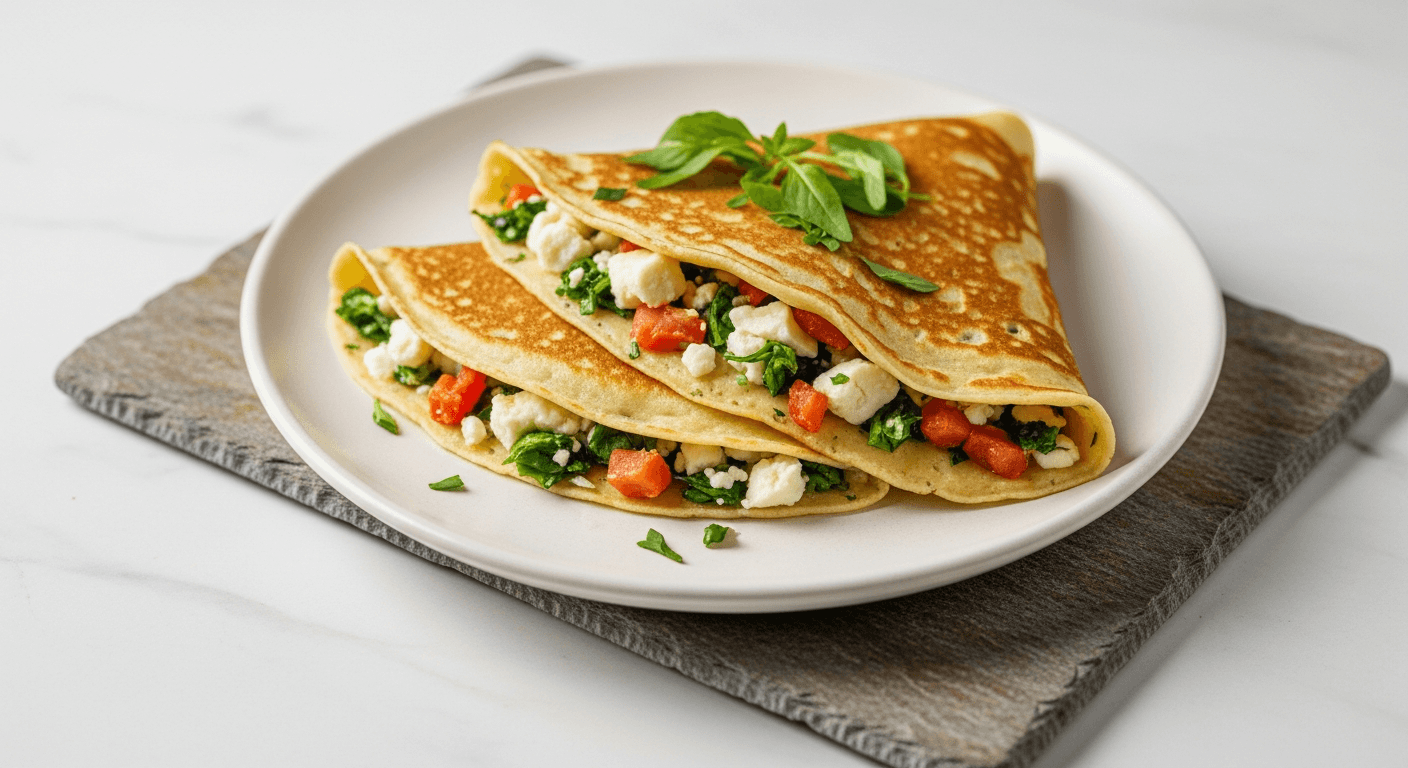 Cheese and Herb Savoury Pancakes