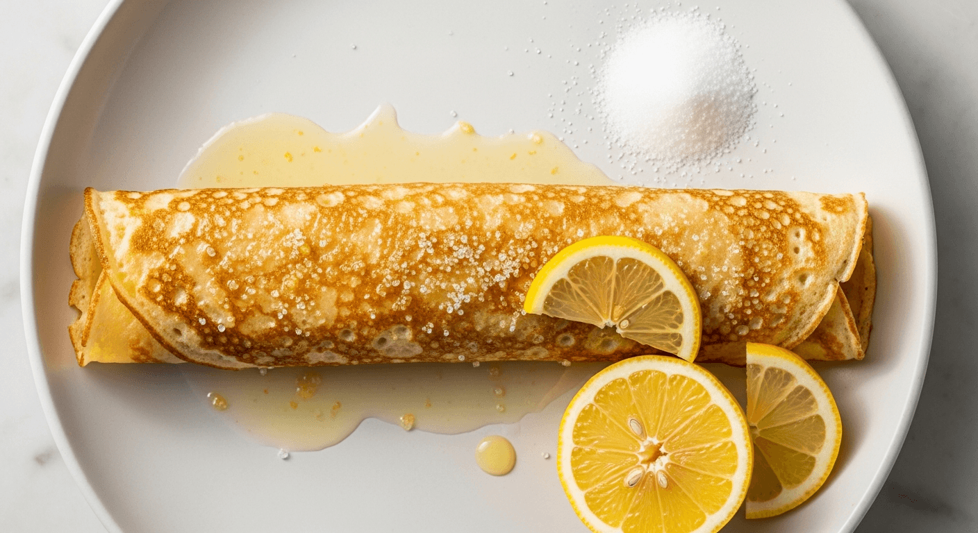 Lemon and Sugar Pancakes